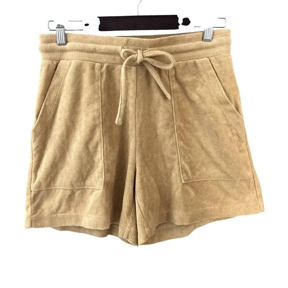 The Drop Utility Towel Terry Pull On Shorts Sand Tan Medium